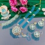 Bridal Jewellery Set Blue