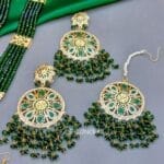 Bridal Jewellery Set Green