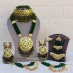 Bridal Jewellery Set Green