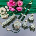 Bridal Jewellery Set Green