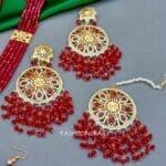 Bridal Jewellery Set Maroon