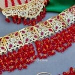 Bridal Jewellery Set Maroon