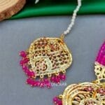 Pink Jadau Bani Necklace Set