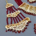 Maroon Color Mannat Punjabi Jewellery