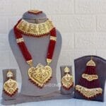 Maroon Color Mannat Punjabi Jewellery