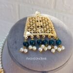 Moti Mala Necklace Blue