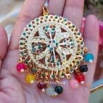 Noor Jadau Earrings Multicolor