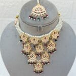 Red Green Jadau Jewellery