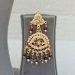 Red Green Jadau Jewellery