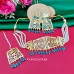 Rehana Blue Color Punjabi Jewellery