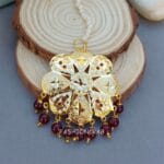 Jividha-Jadau-Earrings-Maroon-04 Jividha Jadau Earrings Maroon