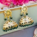 Noor-Jadau-Earrings-Green-02 Noor Jadau Earrings Green