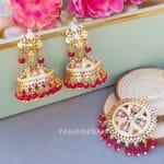 Noor-Jadau-Earrings-Pink Noor Jadau Earrings Pink