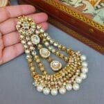 Ifra Kundan Passa for Bride White