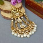 Ifra Kundan Passa for Bride White