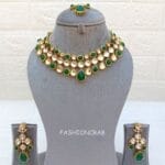 Necklace for Green Saree