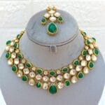 Necklace for Green Saree