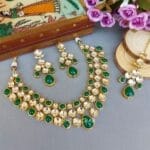 Necklace for Green Saree
