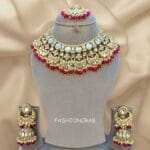 Pink Colour Jewellery Set