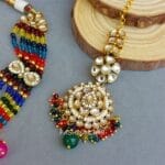 Multicolor-Kundan-Necklace-for-Wedding-02 Multicolor Necklace for Wedding