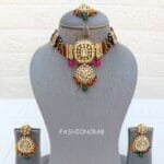 Multicolor-Kundan-Necklace-for-Wedding-06 Multicolor Necklace for Wedding