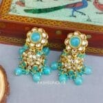 Naina Blue Kundan Jhumka