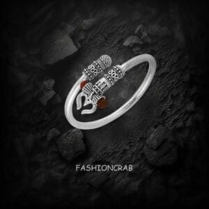 Om Kada Bracelet for Men - Silver