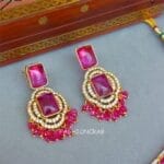 Pink-Necklace-and-Earring-Set-04 Pink Necklace and Earring Set