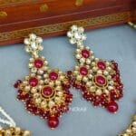 Sanya Maroon Choker Set