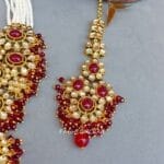 Sanya Maroon Choker Set