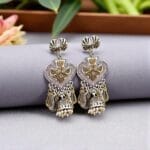 Bhairavi Oxidised Jhumka Earrings