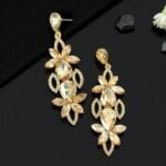 Champagne Color Party Wear Earrings