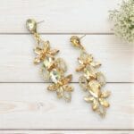 Champagne Color Party Wear Earrings