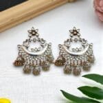 Dual Tone Oxidised Jhumka