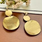 Golden Big Drop Earrings