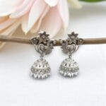 Oxidised Peacock Earrings