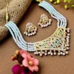 Simi Jadau Set Multicolor