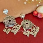 Tina Oxidized Silver Earrings