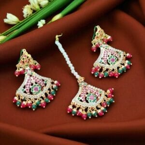 Jadau Maangtikka Set