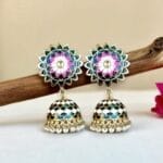 Myra Emerald Green Jhumka Earring