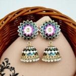 Myra Emerald Green Jhumka Earring