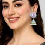 Myra Grey Jhumka Earring