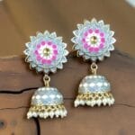 Myra Grey Jhumka Earring