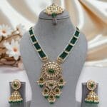 Rani-Long-Jewellery-Set-Green Rani Long Jewellery Set - Green