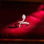 Snake Design Anti Tarnish Ring