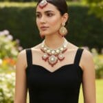 Dark Pink Jewellery Set