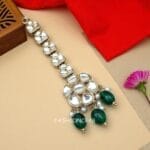 Katrina Kundan Jewellery Set - Green