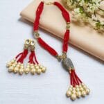 Kundan-Jewellery-for-Maroon-Lehenga-05 Kundan Jewellery for Maroon Lehenga