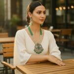 Natalie Moissanite Jewellery - Sea Green