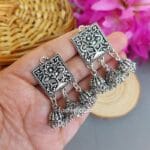 Oxidised-German-Silver-Earrings-01 Oxidised German Silver Earrings